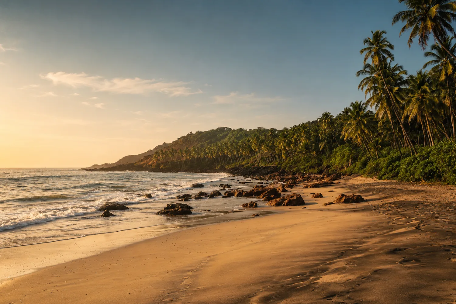 Canguinim Beach in Goa