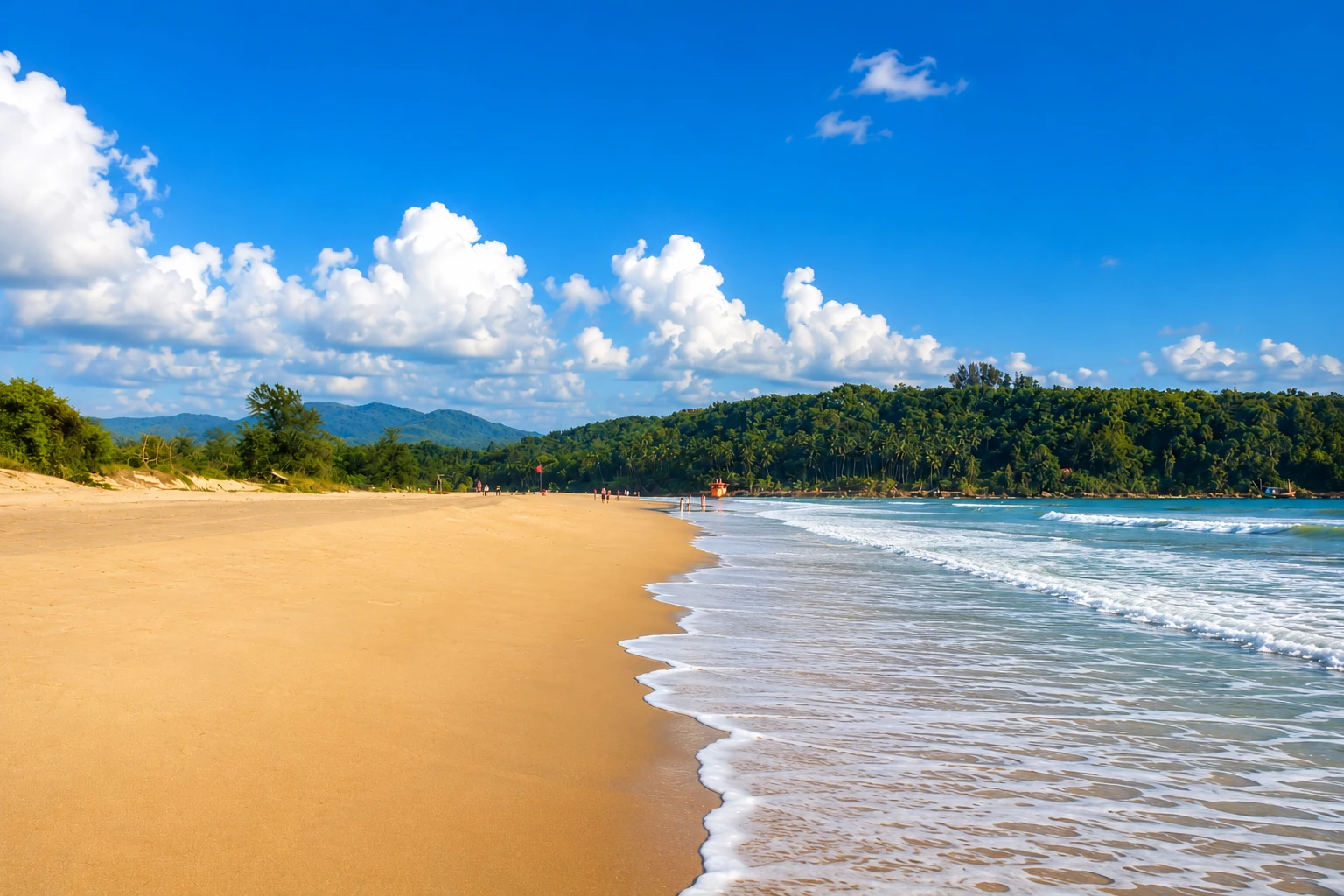South Goa beach shoreline
